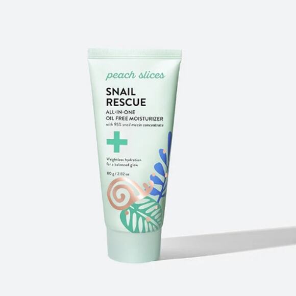 PEACH SLICES Snail Rescue All-in-One Oil Free Moisturizer 80g/2.82oz NEW - Picture 1 of 8